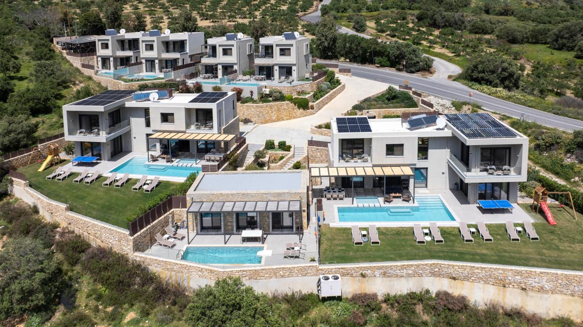 Porti Villas Iraklis Asomatoi Экстерьер фото